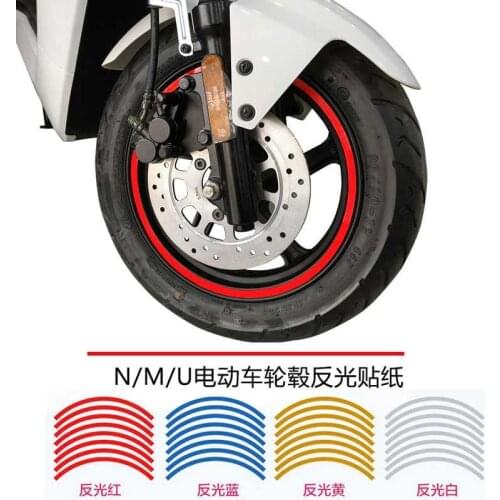 Niu Ebike N1s Or U Series Wheel Reflect Stickers For 2 Wheel Free Shipping