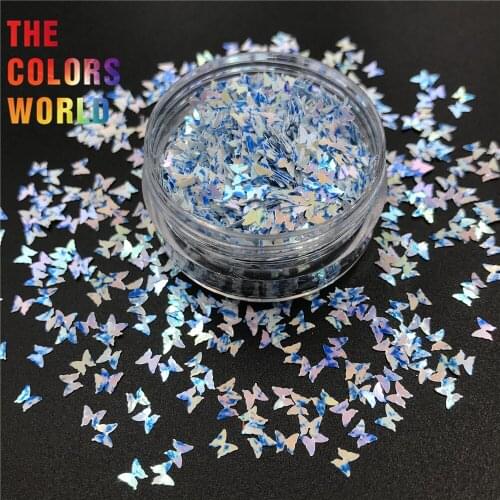 TCT-418 Butterfly 3MM Shape Nail Glitter Nail Art Decoration Body Art Tumbler Crafts DIY Handwork Accessories Festival Supplier