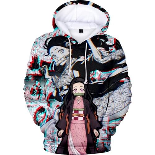 New Ghost Blade boy girl fashion 3D hoodie man woman popular comfortable sweatshirt autumn winter multicolor Demon Slayer hoodie