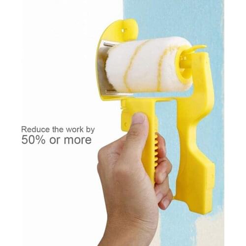 Clean-Cut Paint Edger Roller Brush Painting Tools Roller Paint Brush Clean-Cut Paint Edger Wall Painting Roller Brush Set