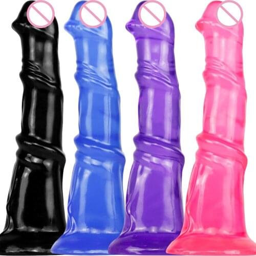 Man Nuo Huge Animals Dildo Realistic Soft Horse Dildo Big Anal Plug for Women Masturbation Big Suction Cup Penis Adult Sex Toys
