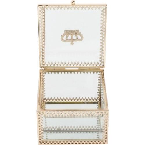 Make-up Jewelry Organizer Box Display with Cover for Necklace Girls