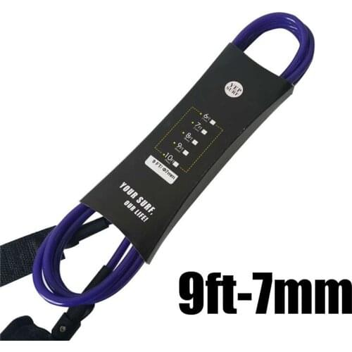 Surfboards Leash 9ft 7mm Length Sports Surfboard Leash Surf Leash Laisse Surf water sport