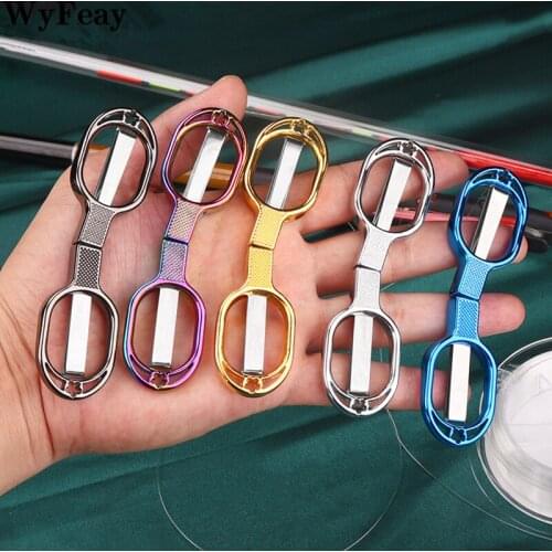 Zinc Alloy Folding Scissors Keychain Fold Fishing Scissor Sewing Tools DIY Cross-stitch Embroidery Tailor Paper Cutting Shears