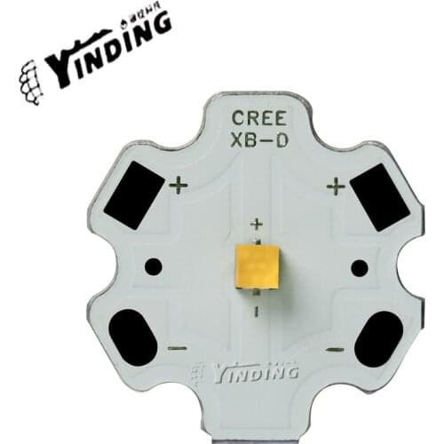 10pcs Cree XLamp XBG 5W 2525 high power led lamp beads 3000-6500K Warm/Cold white flashlight light source LED Chip weld 20mm PCB