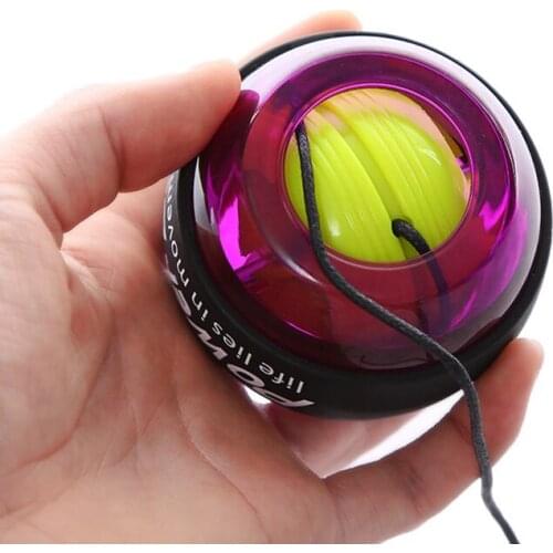 LED Wrist Ball Trainer Gyroscope Machine Fitness Strengthener Gyro Power Ball Arm Exerciser Powerball Exercise Machine Powerball