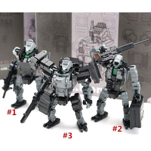 1Pc 1:60 Mechanical Mecha Model Assembly Small Particle Building Blocks Toys 3Types Available