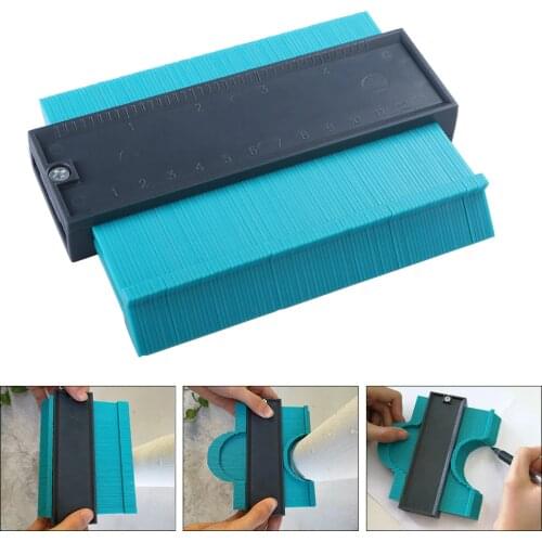 1pc Plastic Profile Copy Gauge Contour Gauge Duplicator Standard 4" Width Wood Marking Tool Tiling Laminate Tiles General Tool