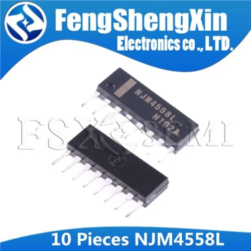 10PCS NJM4558L SIP8 NJM4558 SIP 4558L SIP-8 NJM4558LD DUAL OPERATIONAL AMPLIFIER IC