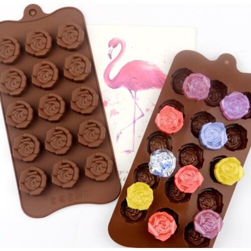 15 Cavity Food Grade Silicone Mould 1Pcs Chocolate Cake Mold Multi Purpose DIY Baking Tools Kitchenware Reusable