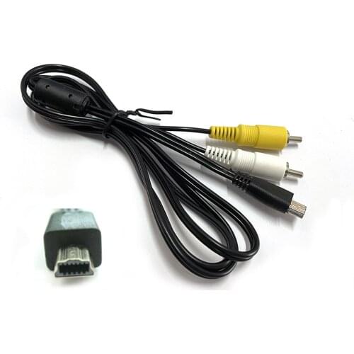 AVC-DC400 AV Interface Cable for Canon PowerShot A1000,A110, A2000,A2100, A3000, A3100 IS,SD1300,SX200 IS