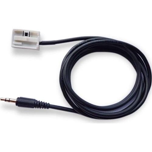 Car Aux Cable 3.5MM Jack Interface Car Audio Adapter Fit for BMW E60 E63 E64 E66 E81 E82 E70 E90