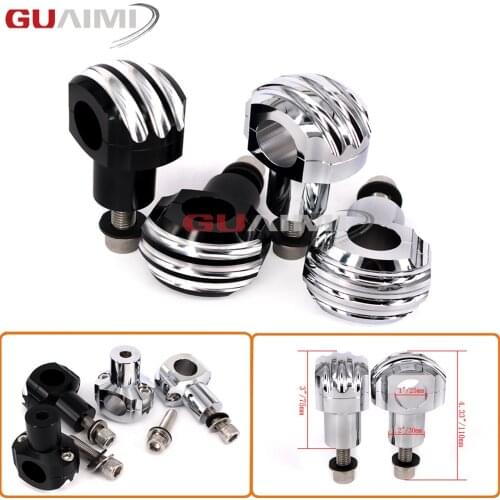 For Harley Sportster XL883 XL1200 Dyna Softail Electra Glide Chopper Motorcycle CNC Aluminum 1" Handle bar Clamp Handlebar Riser