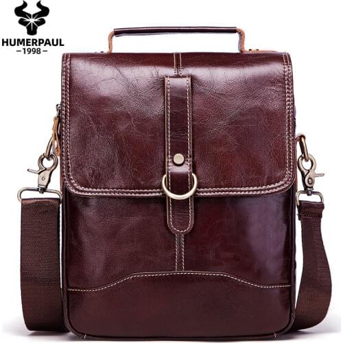 Travel Casual Men Shoulder Bag Top Quality Crossbody Bags Business Male Leather Handbag Capacity Messenger Bags Tote Bag Man