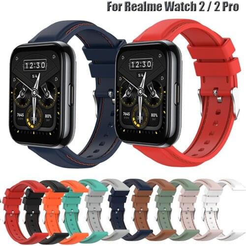 HeroIand 22mm Wirst Strap For Realme Watch 2 / 2 pro band Sport Silicone Smart Wristbands For Realme Watch S / pro Bracelet belt