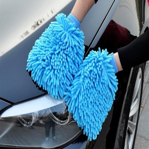 Mikrofasertuch auto Microfiber Car Household Washing Cleaning Soft Anti Scratch Gloves Brush Tool глина для авто fibre voiture