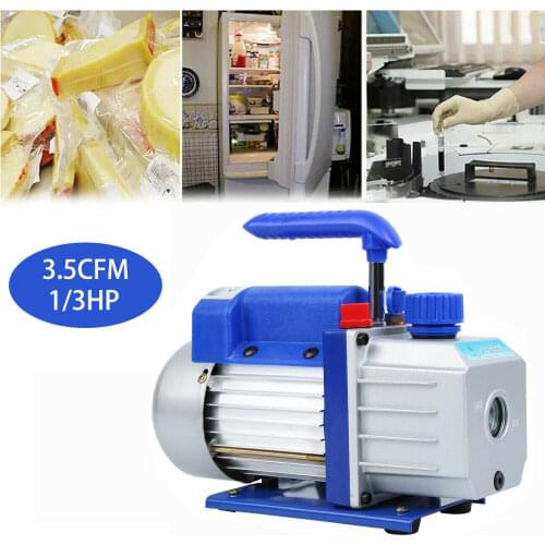 Honhill Mini Vacuum Pump Refrigerant Compressor 220V Air Conditioner Refrigerator Maintenance Vacuum Pump 100 L/Min