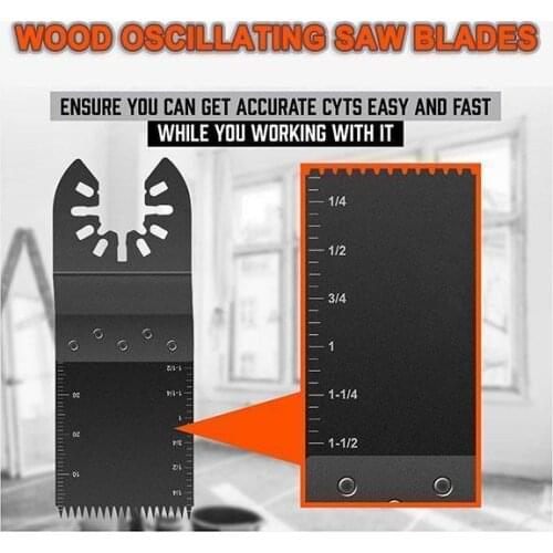 Multi-Function Saw Blade Accessories Oscillating MultiTool Saw Blades for Renovator Power Wood Cutting Tool Bits