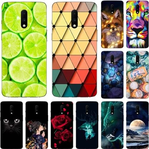 Fashion Printed Case For OnePlus One Plus 7 Pro Oneplus7 Pro 5G 1+7 Pro 7Pro Cover Animal Fruit soft silicone Phone Case Shell