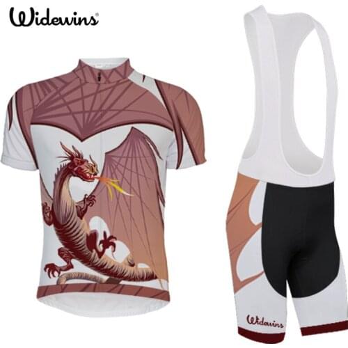 Men love short-sleeved cycling Jersey Ropa Ciclismo 2017 Dinosaur professional mens cycling breathable bicycle clothing 5415