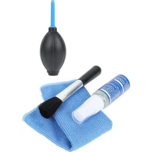 Soft Cloth 4 In 1 Laptop Computer Camera LED Monitor TV Cleaner Plasma Screen Cleaning Cloth Brush Kits For LCD TV Phone IPad
