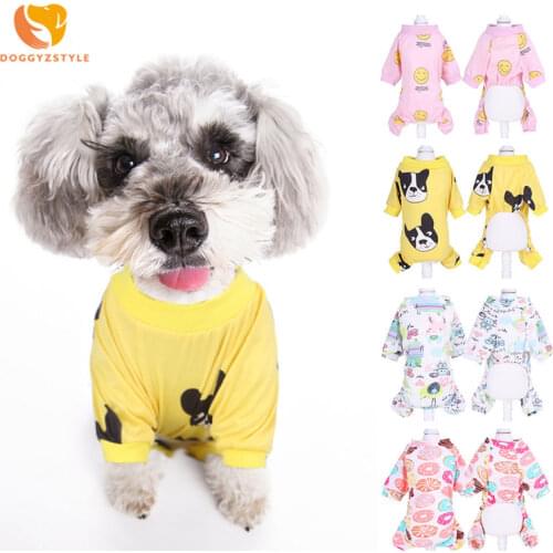 Pet Dog Clothes Thin Bottom Shirt Small and Medium-sized Dog Cat Cute Cartoon Clothes
