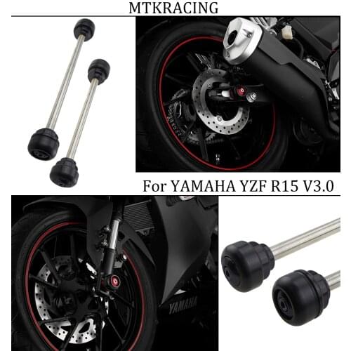 Front wheel rear wheel fall protection ball for YAMAHA YZF R15 V3.0 MT-15 MT15 2017 20 18 anti-falling ball protecti