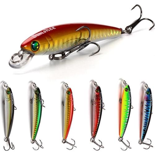 Fishing Jerkbait 70mm 4.5g Suspending Jerk Bait Artificial Baits Minnow Lures Pesca Jerkbait for Bass Fishing Baits