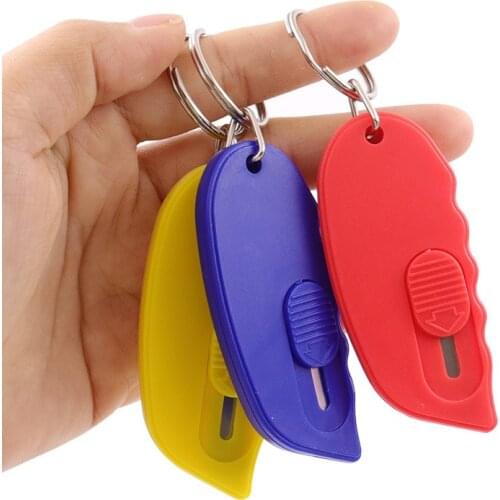 Portable Art Utility Knife Safe Mini Cute Pocket Knife for Letter Opener Cuter Art Office School Stationery Box Envelope Cutter