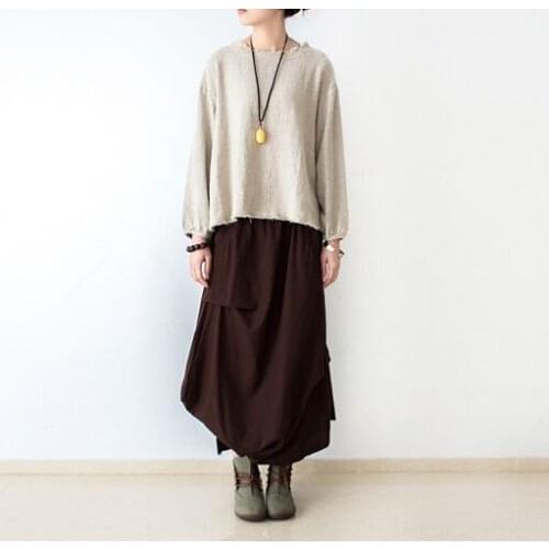 QATURALAN Asymmetrical Skirts
