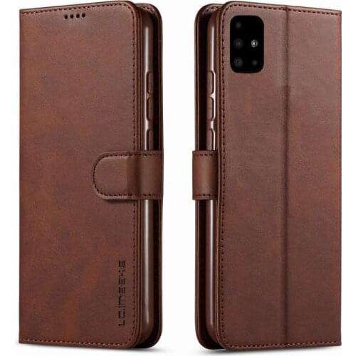Luxury Magnetic Wallet Cover for Samsung S20 Ultra A51 A71 Note 10 S20 Plus Cases Flip Book Leather Case for Samsung A50 A30S