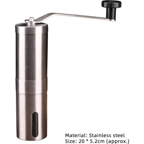 Hand Manual Coffee Portable Grinder Adjustable Ceramic Coffee Bean Mill Stainless Steel Kitchen Mills Tools