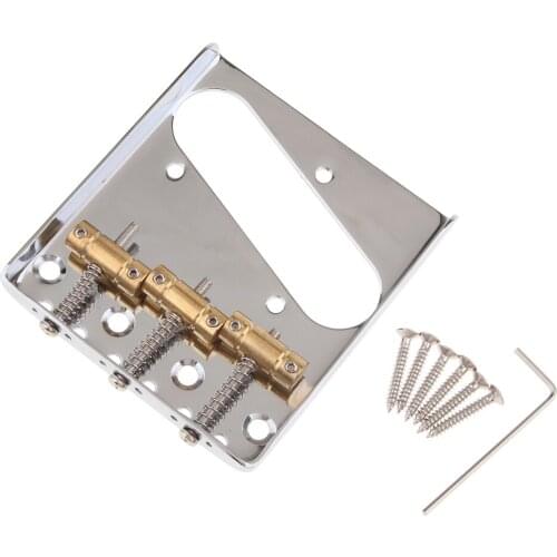 Saddle For 3-String Electric Bass Mounting Screws Key About 85mm X 76mm