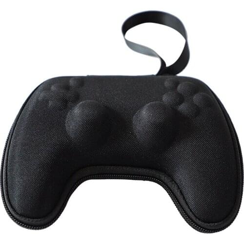 EVA Storage Bag Carrying Case For PS5 Gamepad Dual Sense Controller Housing Shell Shockproof Protective Cover