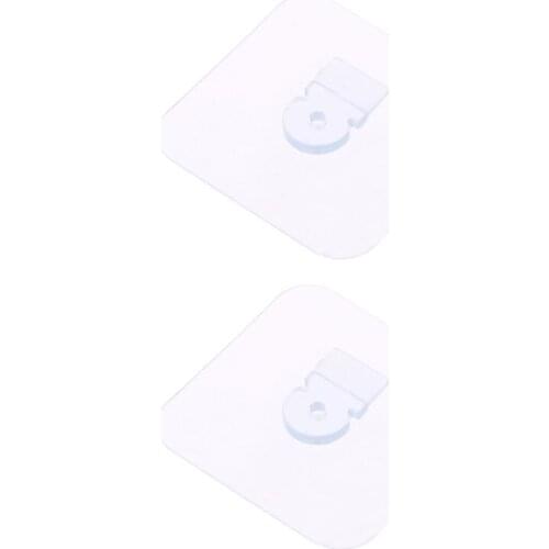 2pcs Heavy Duty Seamless Self Adhesive Hook Wall Hanger Hanging Holder kits For Picture Poster Photo Frame Clock No Drilling