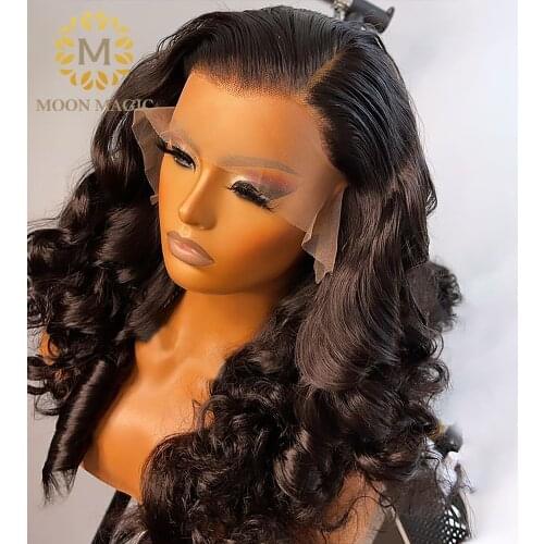 Loose Deep Wave Wig Bob Transparent Lace Frontal Wig Human Hair Lace Wig Pre Plucked Natural Wigs Brazilian Hair Bob Woman