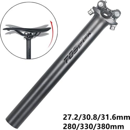 Carbon Fiber Seatpost Bicycle Black Composite High-strength Mountain Bike