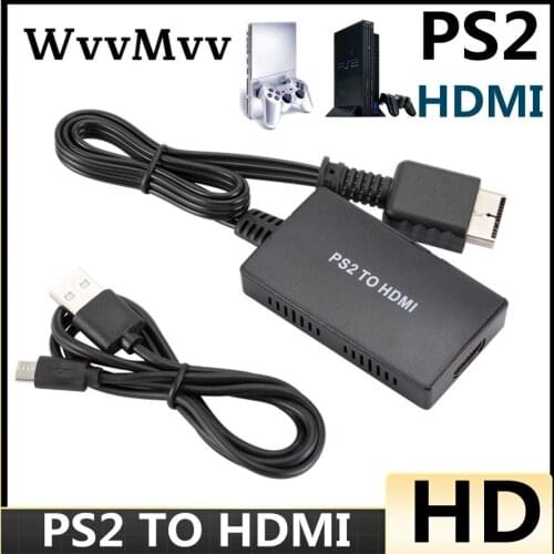 WVVMVV For PS to HDMI-compatible Converter HD Link Cable Support 1080P For PlayStation to HDMI-compatible PS2 Cable