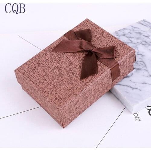 Womens wedding ring box necklace box jewelry box makeup gift box earrings frame a large number of wholesale brand pearl tray