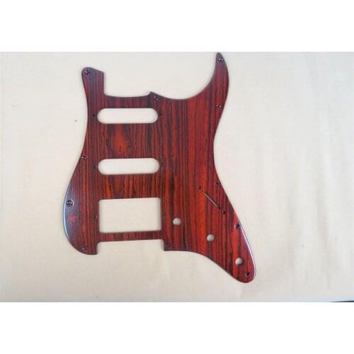 1PCS hand made Bocote (Ziricote) STRAT GUITAR SSH Pickguard #3869