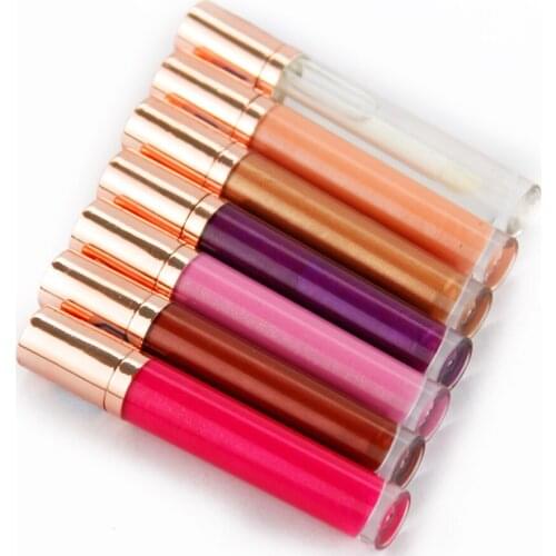 10 Pieces Private Label Cosmetics Best Clear Glitter Liquid Lipstick Shiny Vegan Sparkly Lip Gloss Red Lips Makeup 2020