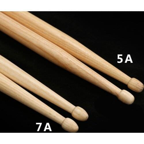 2pcs! 5A 7A Maple Drumsticks Professional Wood Drum Sticks Accessories Percussion Instruments Parts & Accessories