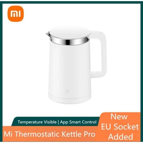 2020 New Xiaomi Mijia Smart Electric Water Kettle Pro Thermostatic fast boiling stainless teapot Mihome App Control MJHWSH0YM