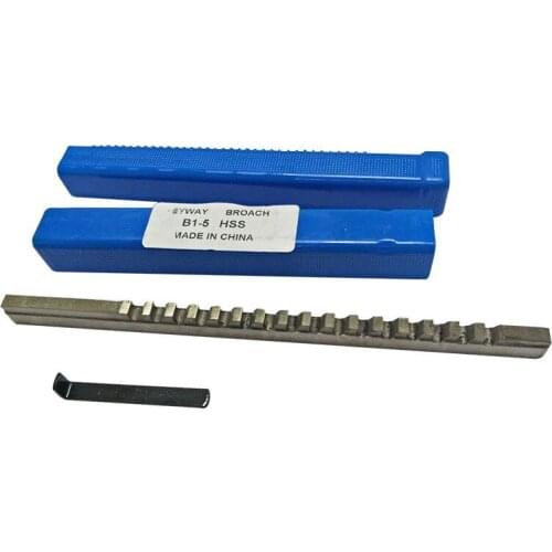 4mm and 5mm B1 Type Push Type Keyway Broaches HSS Keyway Tools