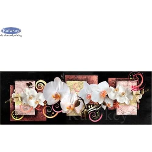 5D DIY,Special Shape,Diamond Painting Orchids flowers,Diamond Embroidery,Cross Stitch,Rhinestone Diamond Mosaic Sale,wall Decor