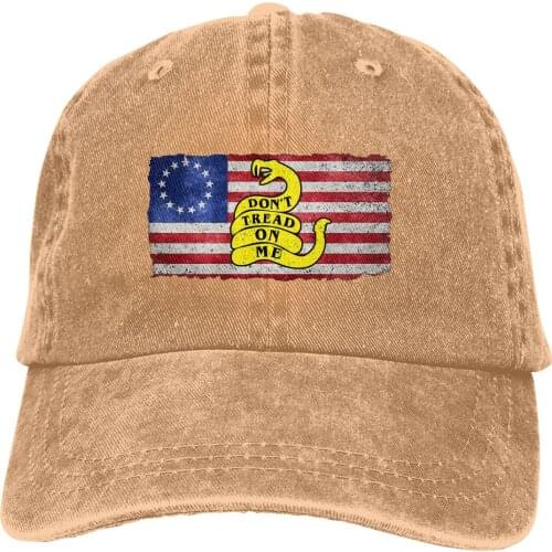 American Flag The Baseball Cap Peaked capt Sport Unisex Outdoor Custom Don't Tread On Me USA Hats