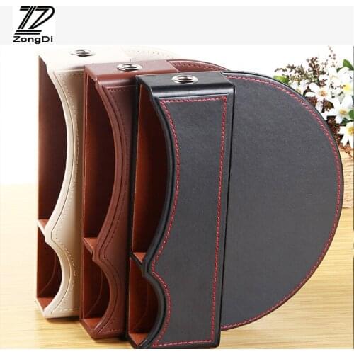 ZD Multifunction Car Seat Pocket Box Covers For Kia Rio 3 Ceed Toyota Corolla Avensis C-HR RAV4 Mazda 3 6 Charging Convenient