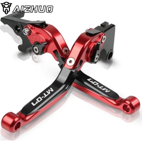 For YAMAHA MT-07 MT07 MT 07 2014 2015 2016 Motorcycle CNC Aluminum Adjustable Folding Extenable Brake Clutch Levers
