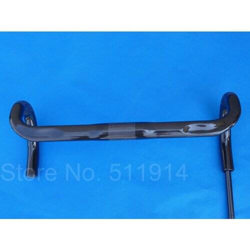 FLX-HB-004 High Quality Bicycle Handlebar For Road Bike Full Carbon Fiber UD Glossy Handlebar