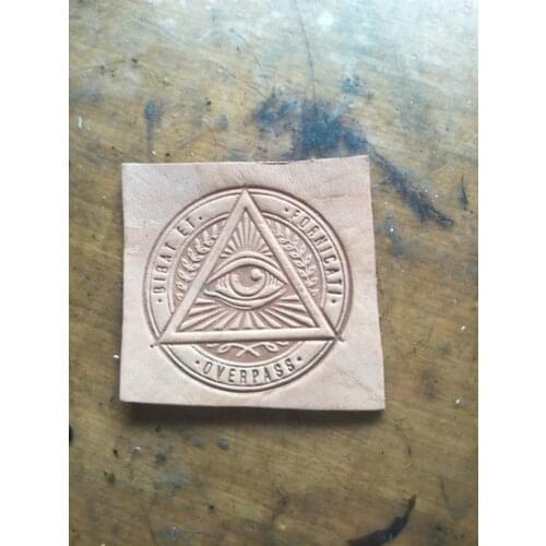 Eye of power pattern Hand-work unique design leather working tools carving punches stamp craft tools